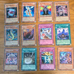 Lot of 12 YuGiOh Cards - Pokemon and Dungeons & Dragons Fans